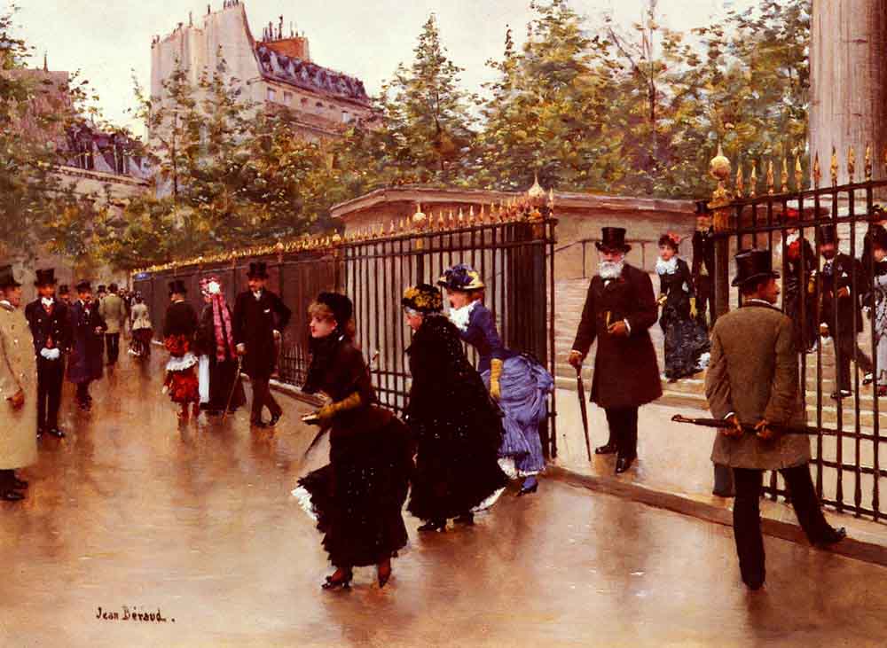 Jean Beraud Sortant De La Madeleine